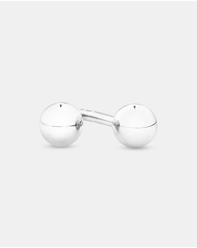 Michael Hill - 3mm Ball Stud Earrings in 10kt White Gold