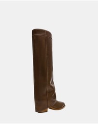 Steve Madden - Winnick Olive Leather Boots