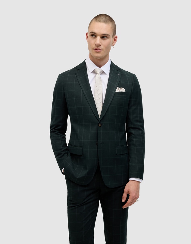 Politix - Baxter Windowpane Tailored Jacket
