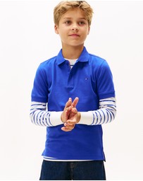 Tommy Hilfiger - Essential Flag Embroidery Regular Fit Polo - Kids