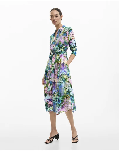 Desigual - Shirt dress garden