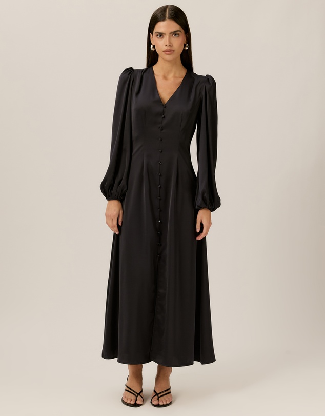 Tussah - Florence LS Satin Midi Dress