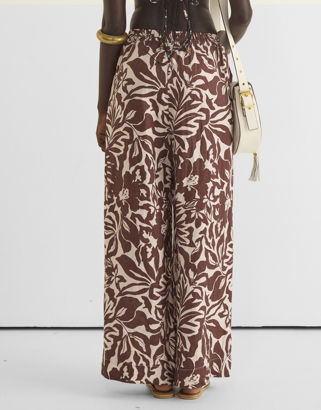 Zerafima - The Oasis Linen Wide Leg Pant