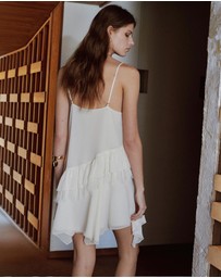 M.N.G - Lace Ruffle Dress