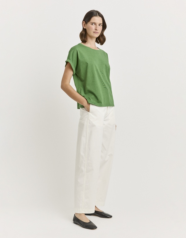 Toorallie - Roll Sleeve Organic Cotton Tee