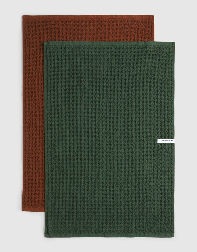 Country Road - Meeka Australian Cotton Tea Towel Pack Of 2