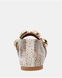 Steve Madden - Poppin Natural Snake Flats