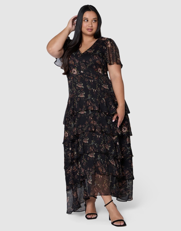 Pink Dusk by Curve Project - Fever Midi Dress
