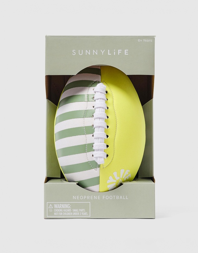 Sunnylife - Neoprene Football Tides Out Citrus - Kids