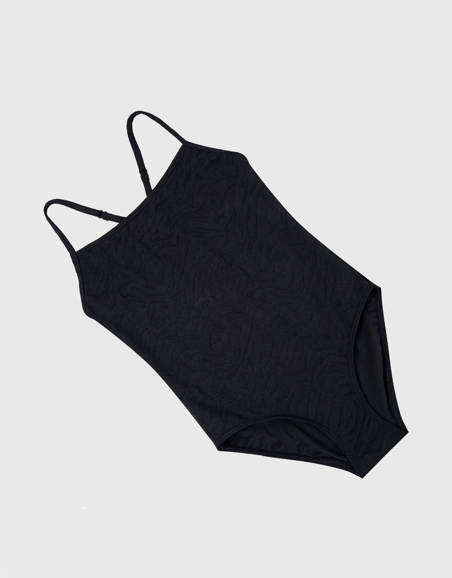 Aqua Blu Kids - Stepping Stones Black Active One Piece - Teens