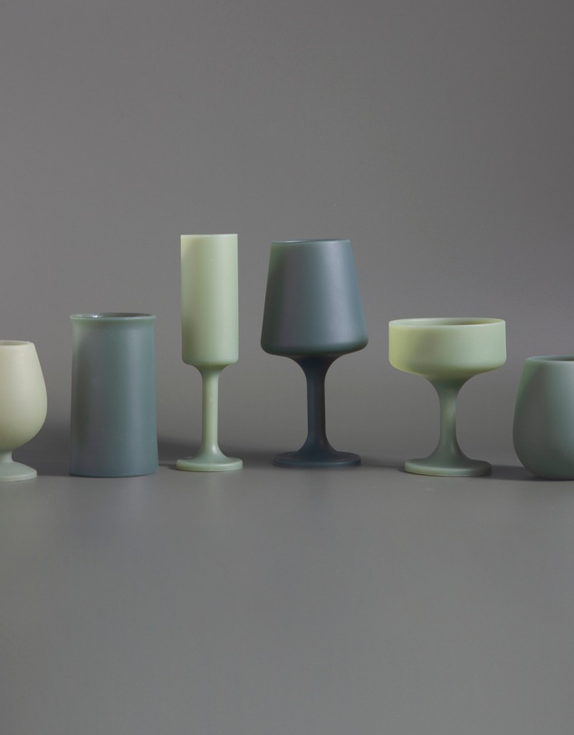 porter green - swepp | silicone unbreakable wine glasses