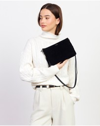SABEN - Tilly's Big Sis Crossbody Black Suede