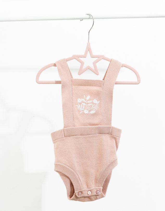 Living Textiles - 10pk Baby Coat Hangers - Stars/Pink