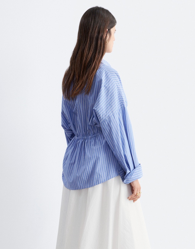 & Other Stories - Cotton Poplin Drawstring Shirt
