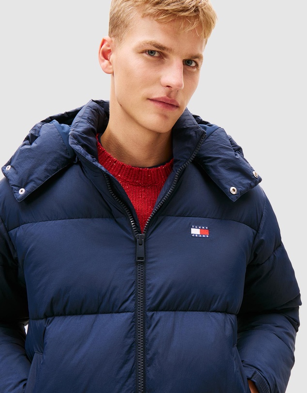 Tommy Jeans - Hooded Flag Puffer