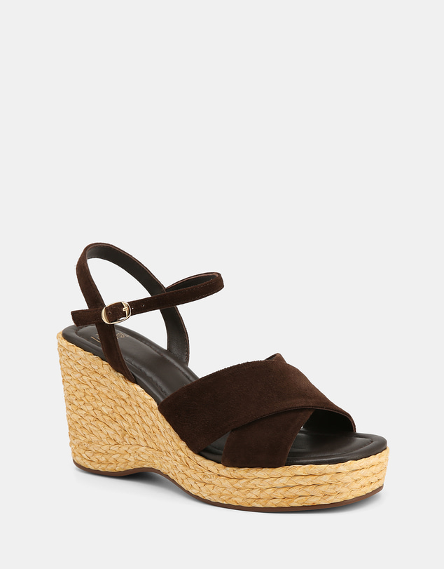 Wittner - West Suede Leather Espardrille Wedge Sandals