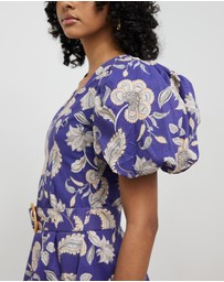 Sofia Irina - Balloon Sleeve Mini Dress