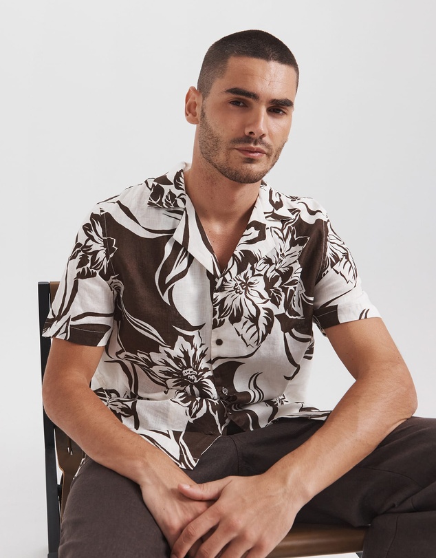 SABA - Salazar Short Sleeve Resort Print Shirt