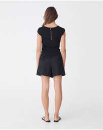 Forcast - Galina Ruched Lyocell Knit