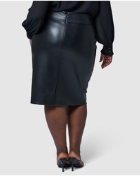 Something 4 Olivia - Aurelia Pu Midi Skirt