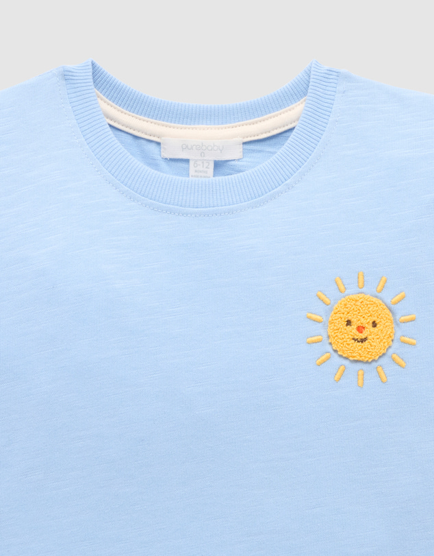 Purebaby - Relaxed Tee Shirt-Kids-Babies
