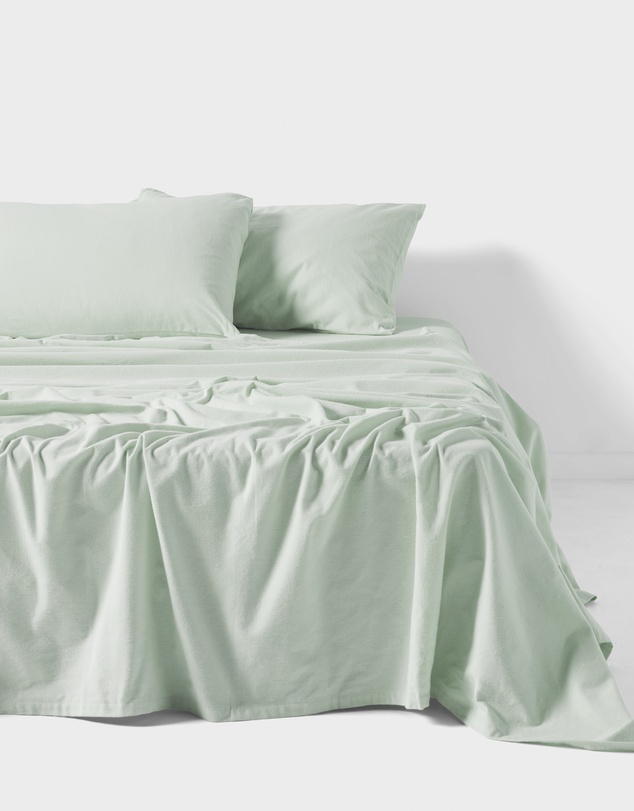 Linen House - Flannelette Plain-Dyed Sheet Set