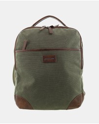 Pierre Cardin - Pierre Cardin Canvas Backpack