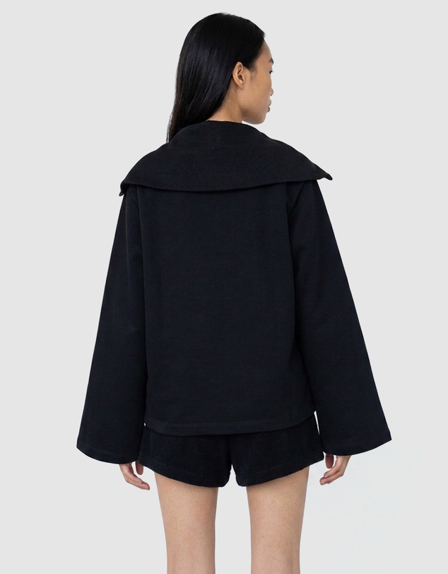 Karl Lagerfeld - Signature Hem Half Zip Up Sweatshirt