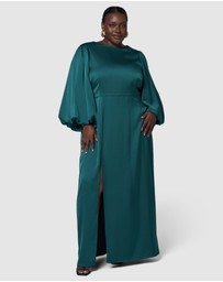 Pink Dusk by Curve Project - Enamoured Maxi Dress