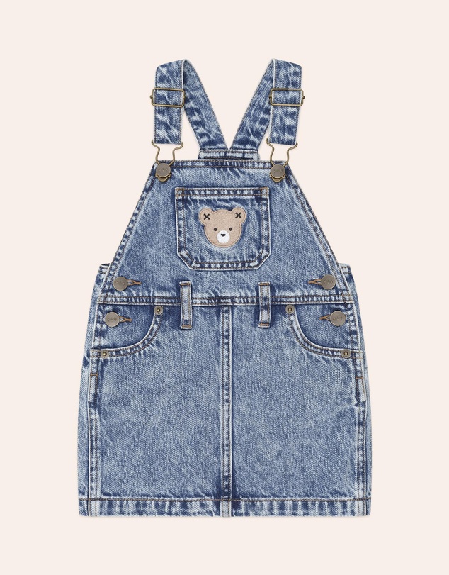 Huxbaby - Dreamy Denim Pinafore - Babies-Kids