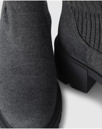 Belle & Bloom - Tokyo Lights Rib Sock Boot