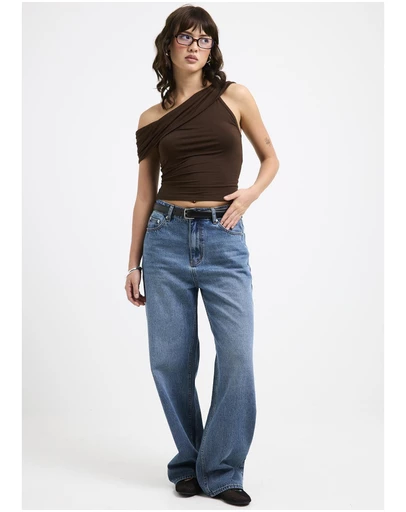 Subtitled - Alexa Mid Rise Relaxed Denim Jeans