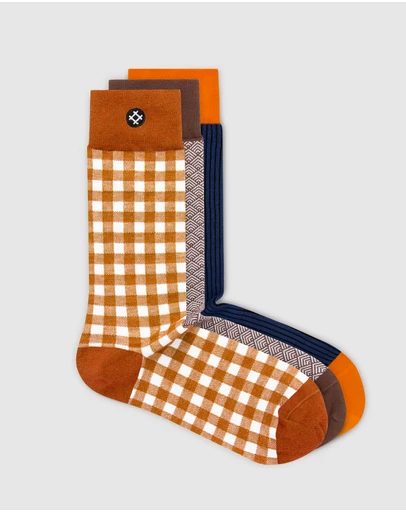 Sockdaily - Ceremony 3 Pack Crew Socks