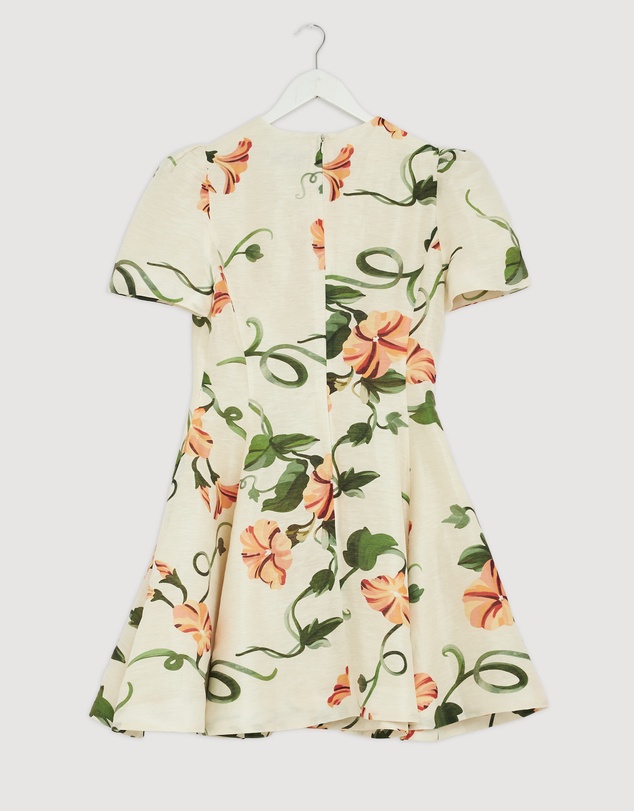 Revibe - Repaired LEO LIN Elyse Short Sleeve Mini Dress - AU 10