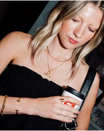 Rachel Jackson - T-Bar Gold Necklace