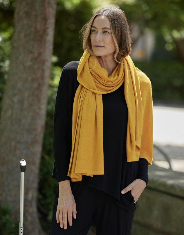 Bamboo Body - Bamboo & Recycled Cashmere Wool Travel Wrap 