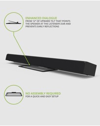 iWorld - Kanto S10 Low-Profile Angled Sound Bar and Center Channel Speaker Stand for Home Theater