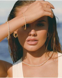 Bianc - Large Tennis Necklace