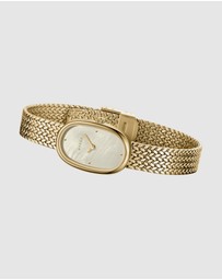 Breda - Jane Tethered Gold and Metal Mesh Watch, 18MM