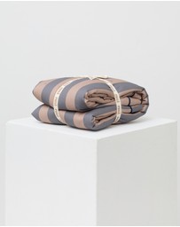 Phile - Striped Play Mat - Eggplant