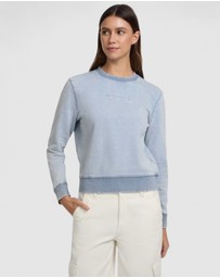GUESS Jeans - GUESS JEANS Crew Neck Regular Logo Sweater