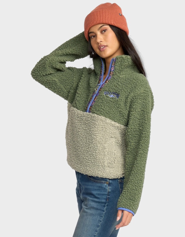 Billabong - Womens Horizon Mock Neck Fleece Top