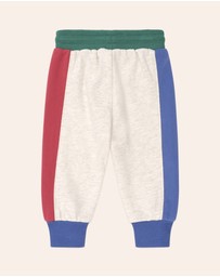 Huxbaby - Colour Block Splice Trackpants - Babies-Kids