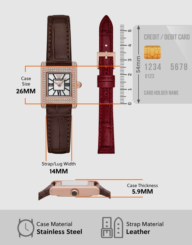 Emporio Armani - Two Tone Analogue Watch