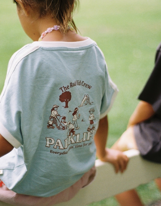 Banabae - Rad Kid Park Crew Org Ctn Tee - Teal