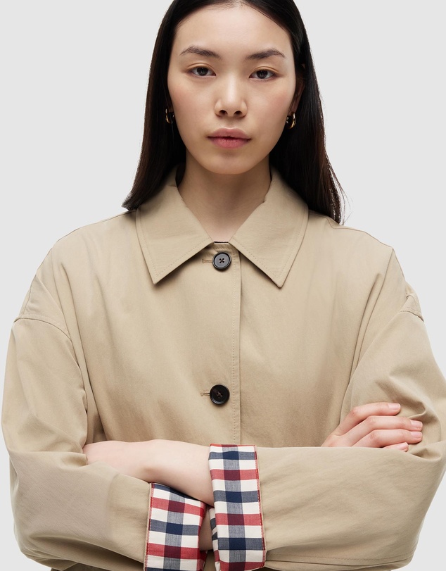 Tommy Hilfiger - Water Repellent Twill Single Breasted Coat