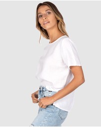 CAMIXA - Teena Linen T-shirt Top