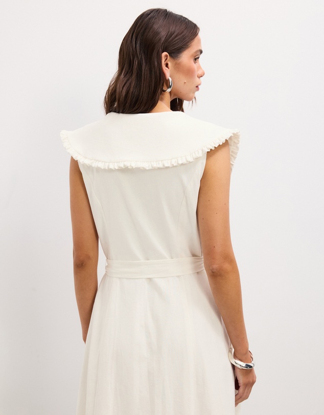 The Fated - Adela Collared Maxi Dress