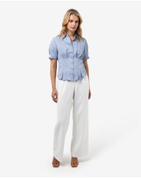 Forcast - Paige Short Sleeve Blouse
