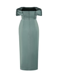 City Chic - Plus size Forbidden Love Maxi Dress - sage